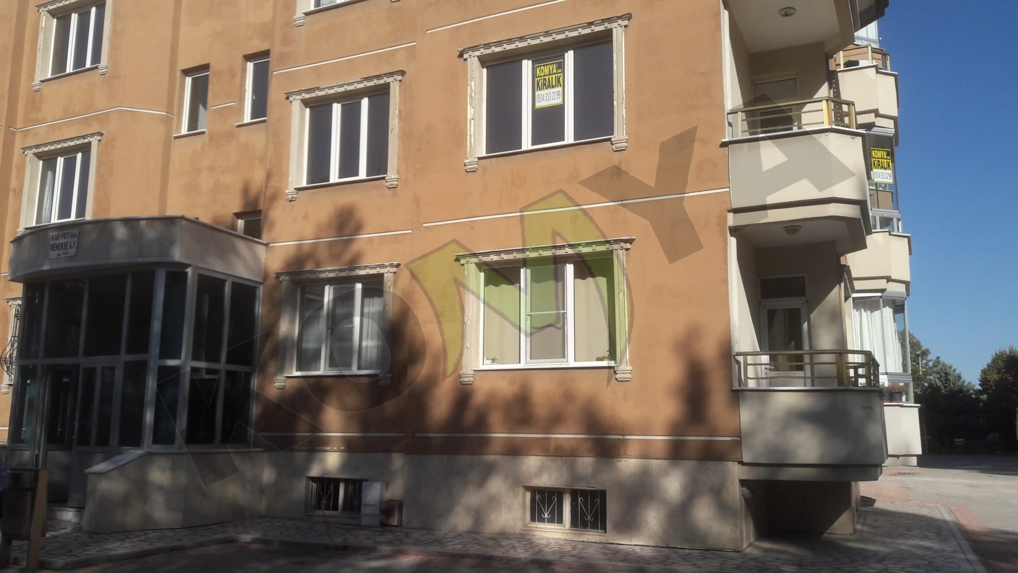 KİRALIK FETİH CAD. ÜZERİ, ŞEHİR HASTANESİ, ADLİYE, KARATAY BELEDİYESİ, MEVLANA CİVARI BAKIMLI DAİRE 3+1 DAİRE